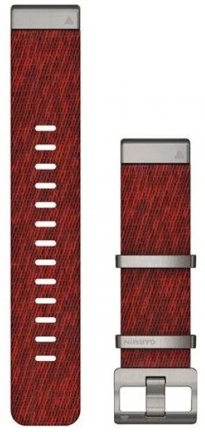 Ремешок Garmin QuickFit 22 мм Strap MARQ Jacquard Weave Nylon Strap Red