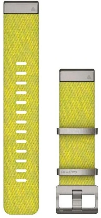Ремешок Garmin QuickFit 22 мм Strap MARQ Jacquard Weave Nylon Strap Yellow/Green