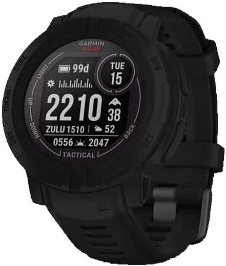 Умные часы Garmin Instinct 2 Solar Tactical чёрный