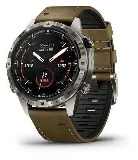 Умные часы Garmin MARQ Adventurer (Gen 2) тёмно-зелёный