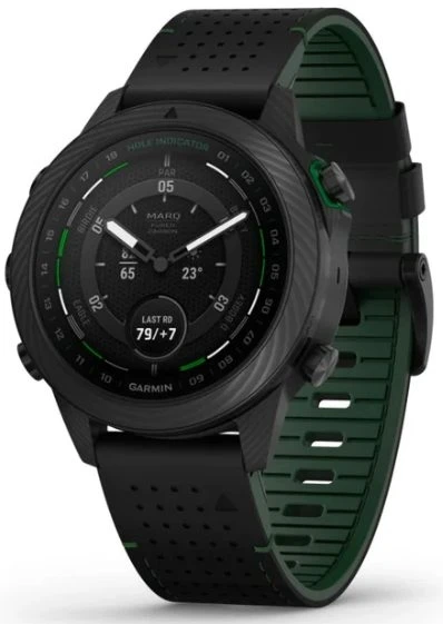 Умные часы Garmin MARQ Golfer (Gen 2) Carbon Edition зелёный (Green)