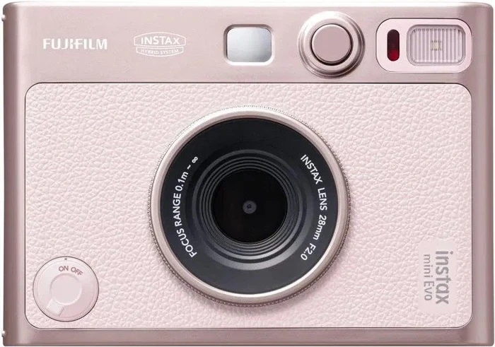 Фотоаппарат моментальной печати Fujifilm Instax Mini Evo розовый (Gentle Rose)