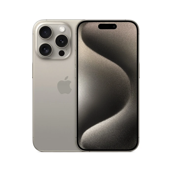 Смартфон Apple iPhone 15 Pro 128 GB (Dual eSIM) натуральный титан (Natural Titanium)