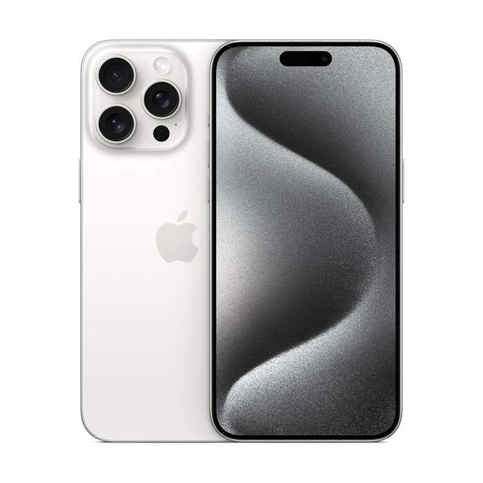 Смартфон Apple iPhone 15 Pro Max 256 GB (Dual nano SIM) белый титан (White Titanium)