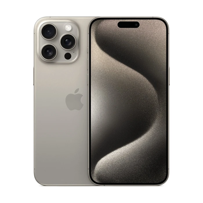 Смартфон Apple iPhone 15 Pro Max 256 GB (Dual nano SIM) натуральный титан (Natural Titanium)