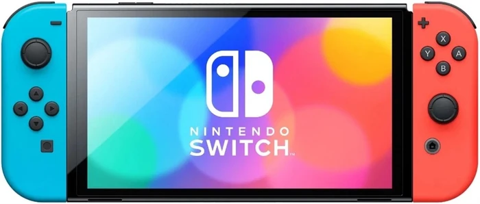 Игровая приставка Nintendo Switch OLED 64 GB синий/красный (Blue/Red)