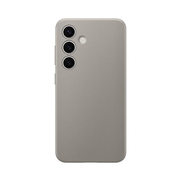 Чехол Samsung Vegan Leather Case для Galaxy S24 серый (Gray)