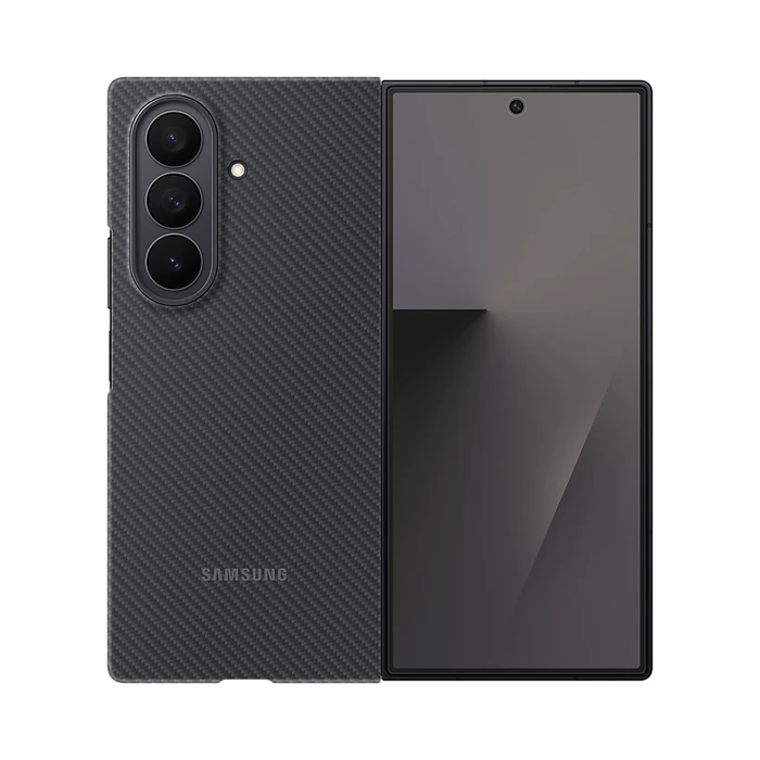 Чехол Samsung Carbon Case для Galaxy Z Fold 7 чёрный (Black)