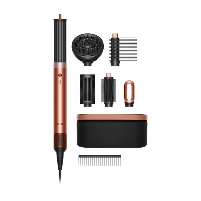 Фен-стайлер Dyson Airwrap Co-anda 2x HS09 Diffuse янтарный шёлк (Amber Silk)