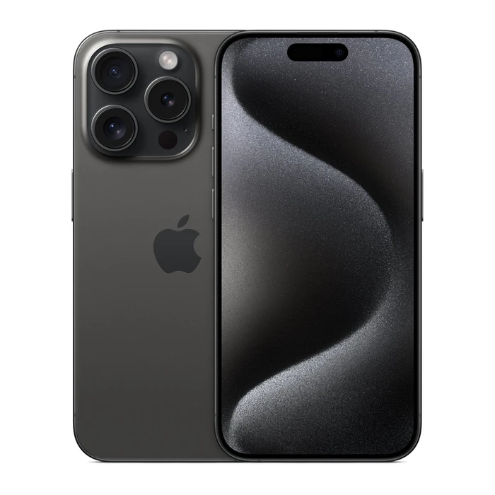 Смартфон Apple iPhone 15 Pro 256 GB (Dual eSIM) чёрный титан (Black Titanium)