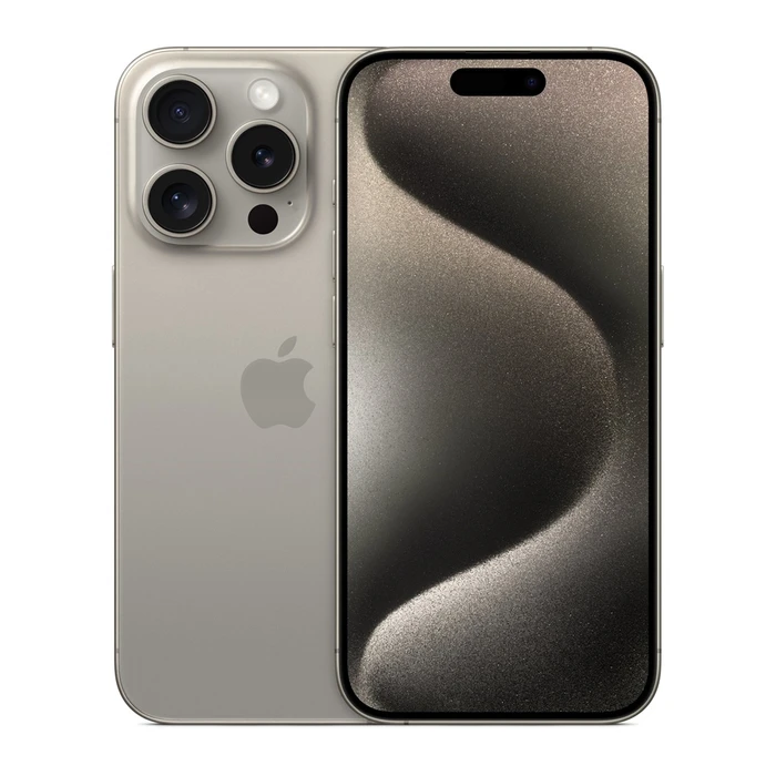 Смартфон Apple iPhone 15 Pro 256 GB (Dual eSIM) натуральный титан (Natural Titanium)