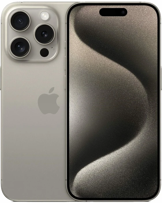 Смартфон Apple iPhone 15 Pro Max 256 GB (Dual eSIM) натуральный титан (Natural Titanium)