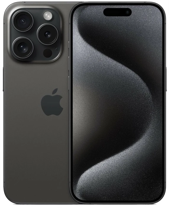 Смартфон Apple iPhone 15 Pro Max 512 GB (Dual eSIM) чёрный титан (Black Titanium)
