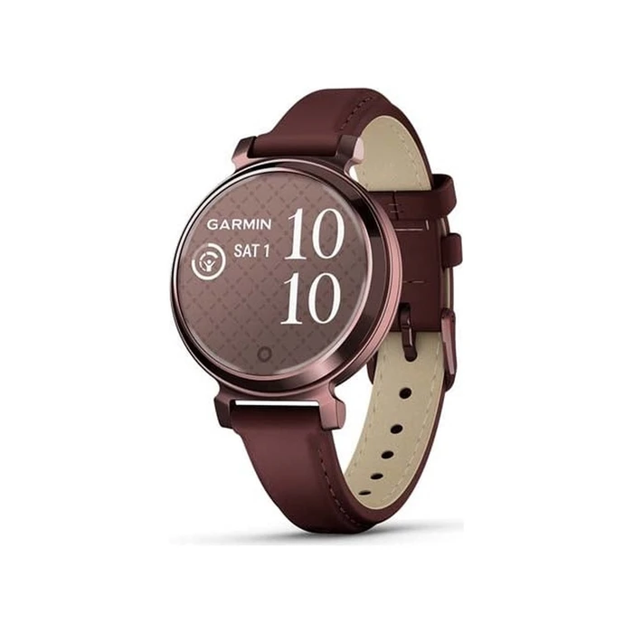Умные часы Garmin Lily 2 Classic Dark Bronze Case with Mulberry Leather Band бронзовый (Dark Bronze)