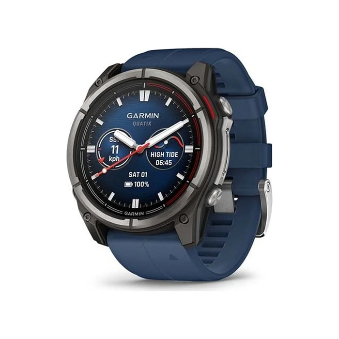 Умные часы Garmin Quatix 8 51 мм AMOLED синий (Captain Blue)