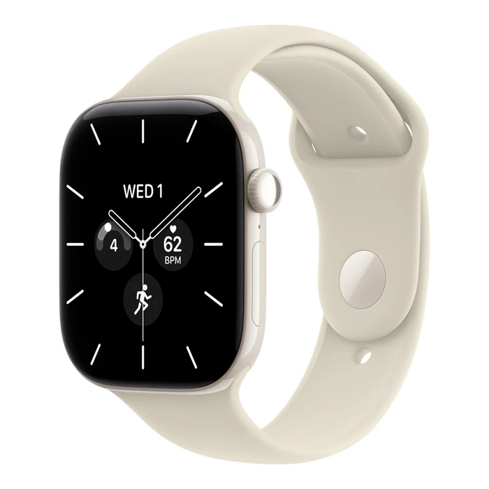 Умные часы Apple Watch Series 12 46 мм, корпус керамика жемчужно-белый (Pearl White)