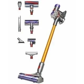 Пылесос Dyson V8 Absolute (SV25) серебристый/жёлтый (Silver/Yellow)