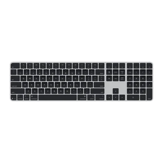 Клавиатура Apple Magic Keyboard с Touch ID и цифровым блоком (USB-C) русская раскладка, чёрные клавиши (MXK83RS/A)