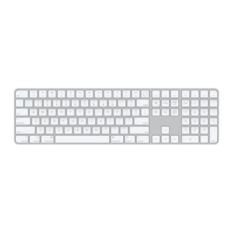 Клавиатура Apple Magic Keyboard с Touch ID и цифровым блоком для Mac с Apple silicon, белые клавиши (MK2C3RS/A)