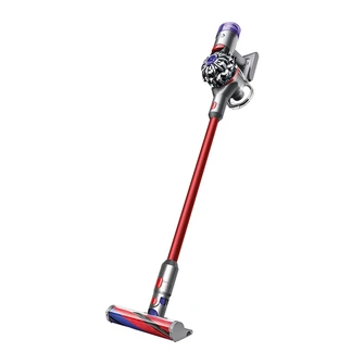 Пылесос Dyson V8 Slim Fluffy никель/красный (Nickel/Red)