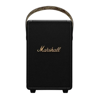Портативная акустика Marshall Tufton чёрный/латунь (Black and Brass)