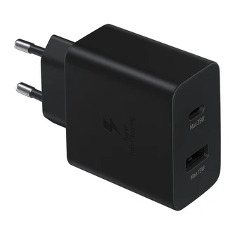 Сетевое зарядное устройство Samsung EP-TA220 35W Duo чёрный (Black)