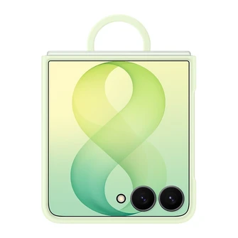 Чехол Samsung Silicone Ring Magnet Case для Galaxy Z Flip 8 мятный (Mint)