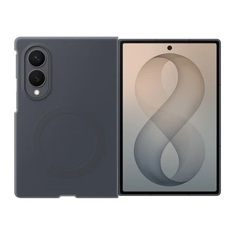 Чехол Samsung Silicone Magnet Case для Galaxy Z Fold 8 графитовый (Graphite)