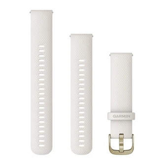 Ремешок Garmin Quick Release 20 мм White Silicone (Forerunner 55)