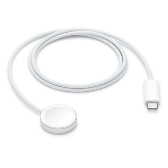 Кабель Apple Watch Magnetic Fast Charger USB-C (MTOH3) 1 м, плетёный, белый (White)