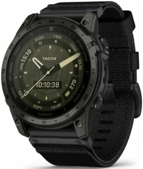 Умные часы Garmin Tactix 7 AMOLED Edition с чёрным ремешком