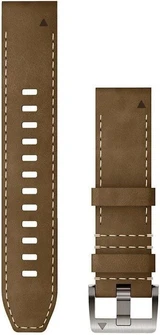 Ремешок Garmin QuickFit 22 мм MARQ Leather and FKM Rubber Hybrid Strap Tundra/Black