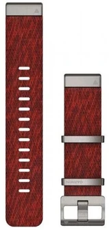 Ремешок Garmin QuickFit 22 мм Strap MARQ Jacquard Weave Nylon Strap Red