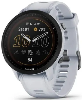 Умные часы Garmin Forerunner 955 Solar Wi-Fi белый камень