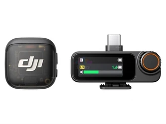 Беспроводной микрофон DJI Mic 3 (1 TX + 1 RX) чёрный (Black)
