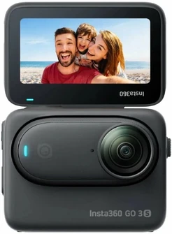 Экшн-камера Insta360 GO 3S 128 GB чёрный (Midnight Black)