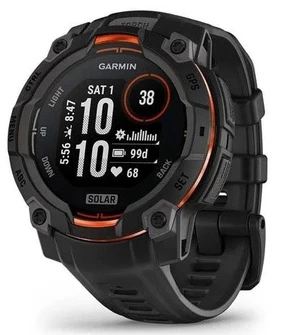 Умные часы Garmin Instinct 3 45 мм Solar Tactical Edition чёрный (Black)