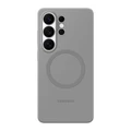 Чехол Samsung Silicone Magnet Case для Galaxy S26 Ultra серый (Gray)
