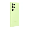Чехол Samsung Silicone Case для Galaxy S24 Ultra лайм (Awesome Lime)