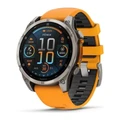 Умные часы Garmin Fenix 8 47 мм AMOLED оранжевый/графит (Sapphire Titanium)