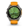 Умные часы Garmin Fenix 8 47 мм AMOLED оранжевый/графит (Sapphire Titanium)