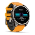 Умные часы Garmin Fenix 8 47 мм AMOLED оранжевый/графит (Sapphire Titanium)