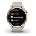 Умные часы Garmin Epix Pro (Gen 2) Sapphire Edition Titanium 42 мм золотистый (Gold)