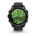 Умные часы Garmin Fenix 8 43 мм AMOLED Sapphire Carbon Gray DLC Titanium with Black/Pebble Gray Silicone серый (Carbon Gray)