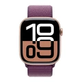 Умные часы Apple Watch Series 10 46 мм, корпус алюминий розовое золото (Rose Gold), ремешок Sport Loop сливовый (Rose Plum)