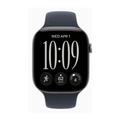 Умные часы Apple Watch Series 12 46 мм, корпус алюминий серый космос (Space Gray), ремешок Sport Band тёмно-синий (Navy Blue) M/L