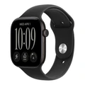 Умные часы Apple Watch Series 12 46 мм, корпус алюминий чёрный (Black), ремешок Sport Band чёрный (Black) M/L