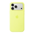 Чехол Apple iPhone 17 Pro Max Silicone Case with MagSafe (MGFM4) неоновый жёлтый (Neon Yellow)