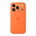 Чехол Apple iPhone 17 Pro Silicone Case with MagSafe (MGFE4) оранжевый (Orange)