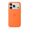 Чехол Apple iPhone 17 Pro Silicone Case with MagSafe (MGFE4) оранжевый (Orange)